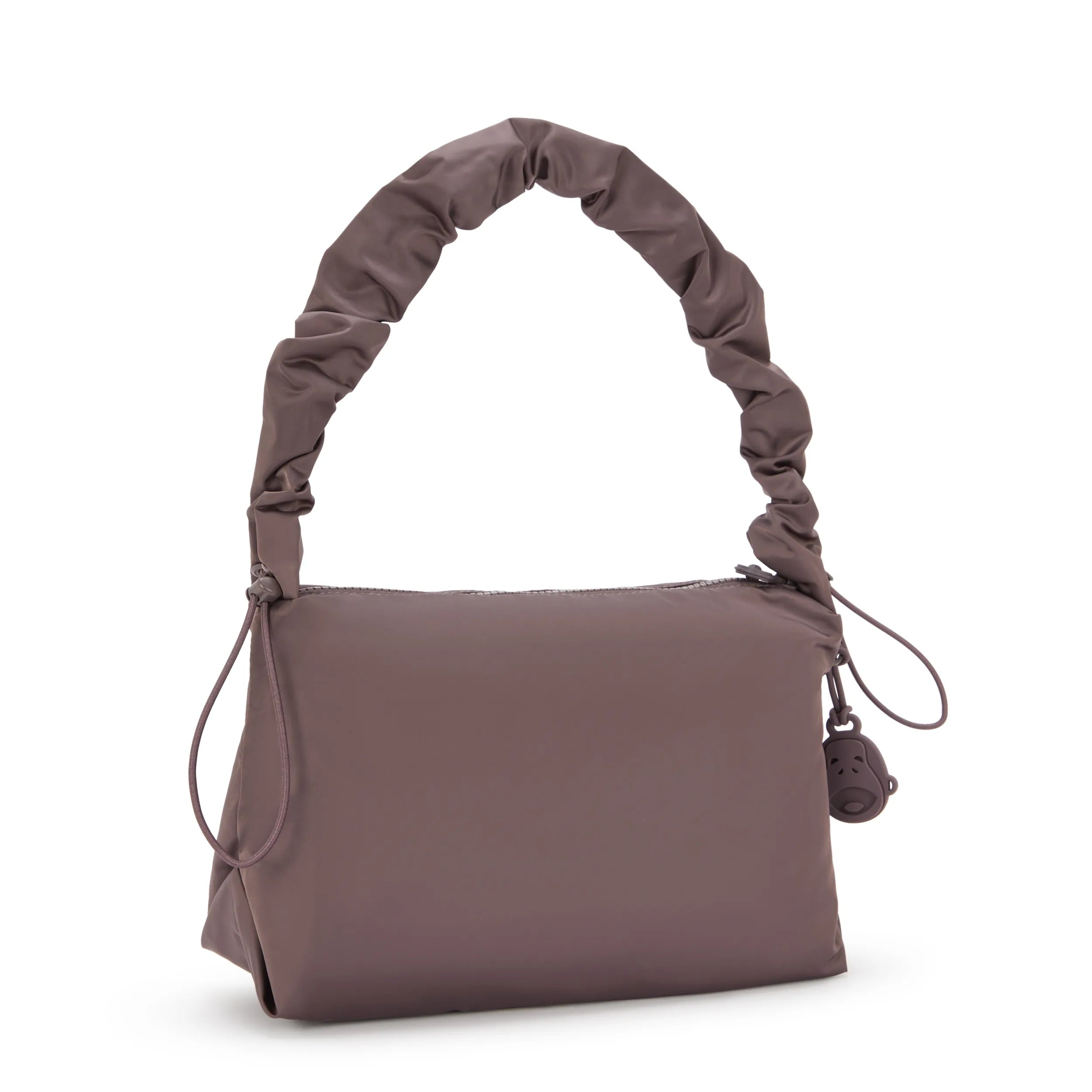 Eleni Medium Smooth Satin Shoulder Bag - 图片 3