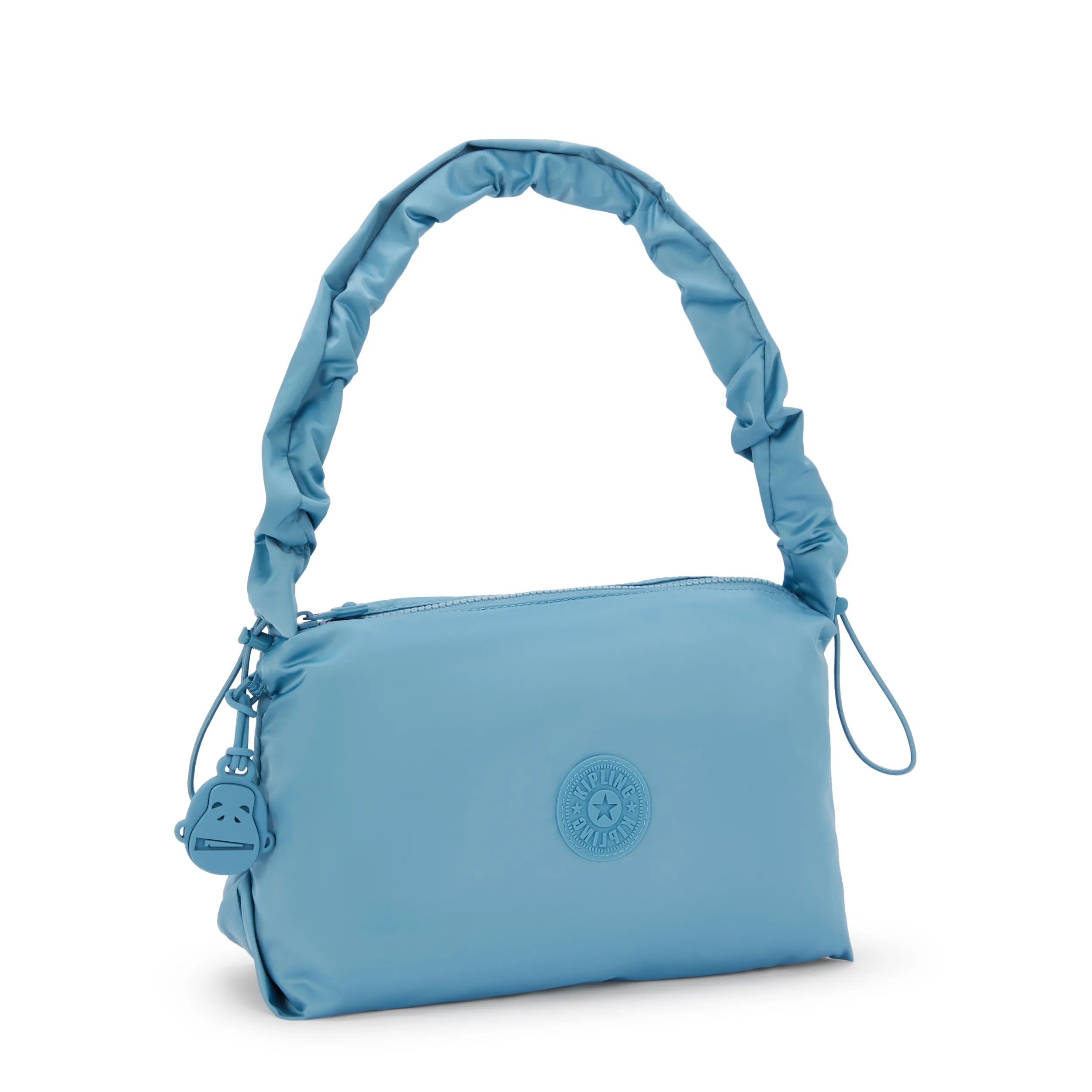 Eleni Medium Smooth Satin Shoulder Bag - 图片 5