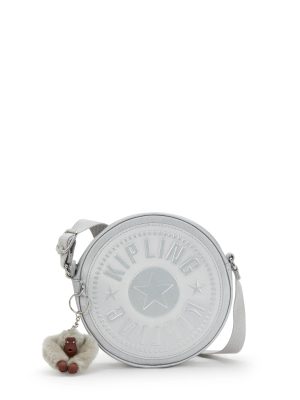 Fernanda Circle Metallic Crossbody Bag